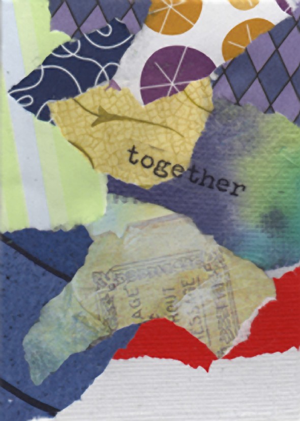 Collaged Words: Together