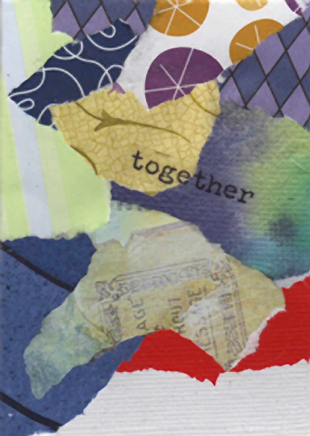 Collaged Words: Together